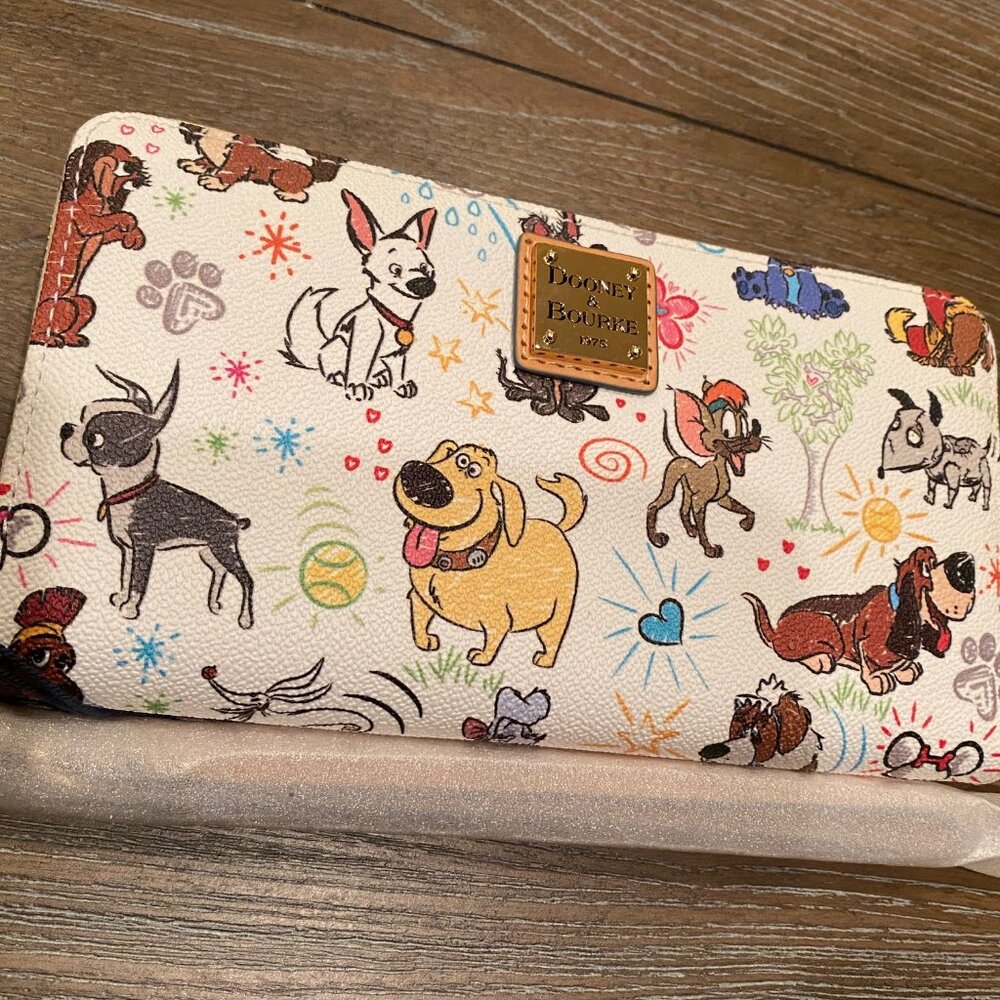 Disney Dogs Sketch Wallet by Dooney & Bourke
